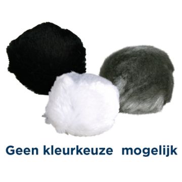 TRIXIE BAL PLUCHE KATTENMUNT ASSORTI 3X3X3 CM 140 ST
