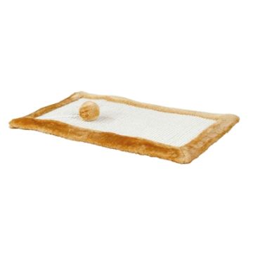 TRIXIE KRABMAT SISALTAPIJT / PLUCHE NATUREL / BRUIN 55X35 CM 2 ST