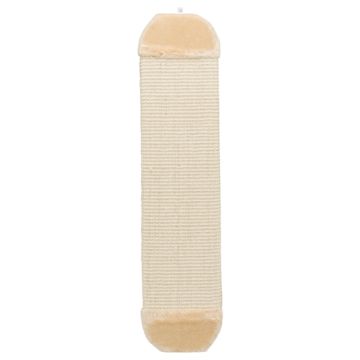 TRIXIE KRABPLANK SISALTAPIJT / PLUCHE MET CATNIP NATUREL / BEIGE 78X18 CM