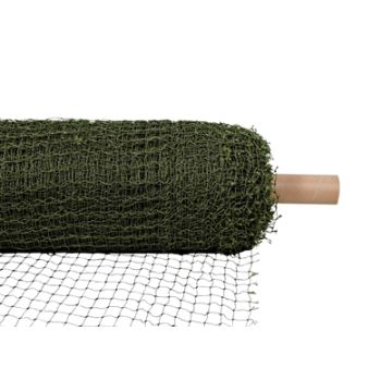 TRIXIE VEILIGHEIDSNET OP ROL MET METAALDRAAD OLIJFGROEN 75X2 MTR