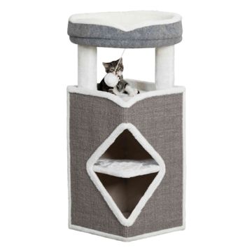 TRIXIE CAT TOWER ARMA GRIJS / WIT 54X54X98 CM