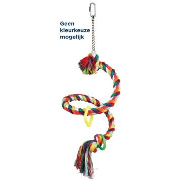 TRIXIE TOUW-ZITSTOK FLEXIBEL MET SCHROEFBEVESTIGING ASSORTI 50X2,1 CM 3 ST