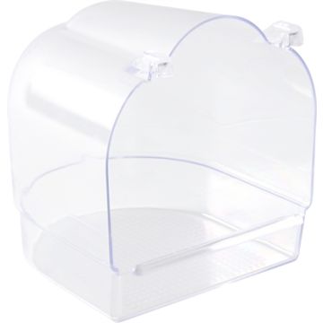 TRIXIE BADHUIS HALFROND TRANSPARANT 15X14X15 CM 4 ST