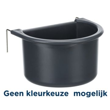 TRIXIE HANGBAKJE MET DRAADHOUDER KUNSTSTOF ASSORTI 8X6 CM 150 ML 4 ST