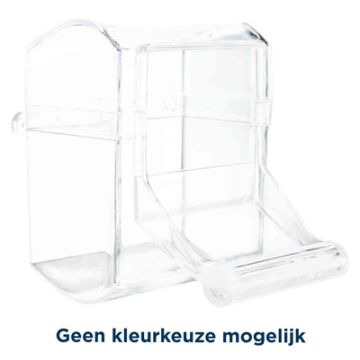 TRIXIE VOERBAK MET LANDINGSPLAATS KUNSTSTOF ASSORTI 7X7 CM 70 ML 4 ST