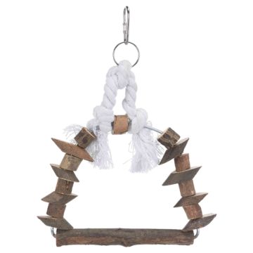 TRIXIE BOOGSCHOMMEL MET HOUTEN BLOKJES SCHORSHOUT 15X20 CM 3 ST