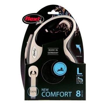 FLEXI ROLLIJN NEW COMFORT TAPE ZWART L 8 MTR