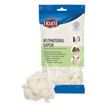 TRIXIE NESTMATERIAAL KAPOK CREME 40 GR