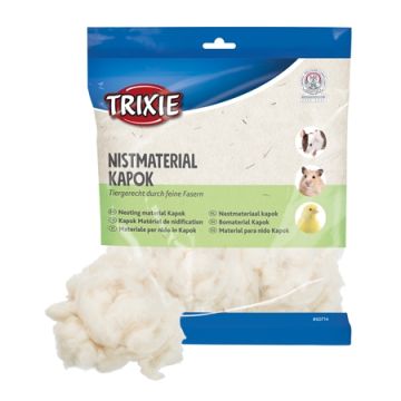 TRIXIE NESTMATERIAAL KAPOK CREME 100 GR