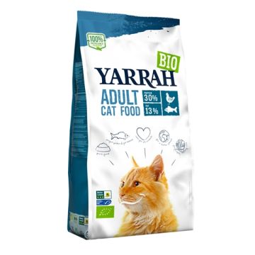 YARRAH CAT BIOLOGISCHE BROKKEN VIS (MSC) ZONDER TOEGEVOEGDE SUIKERS 2,4 KG