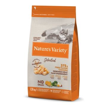 NATURES VARIETY SELECTED STERILIZED FREE RANGE CHICKEN 1,25 KG