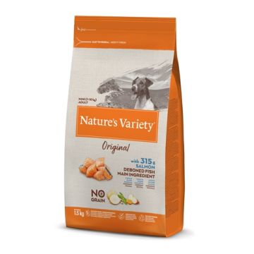 NATURES VARIETY ORIGINAL ADULT MINI SALMON NO GRAIN 1,5 KG
