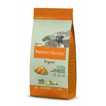 NATURES VARIETY ORIGINAL ADULT MINI SALMON NO GRAIN 7 KG