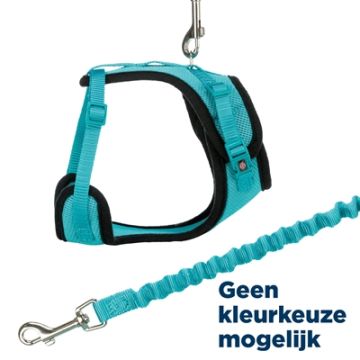 TRIXIE KATTENTUIG MESH Y-VORM MET ELASTISCHE RIEM ASSORTI 36-60X100 CM