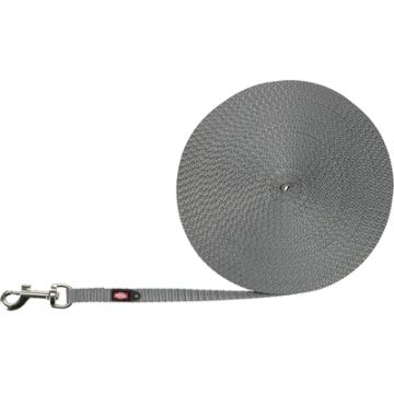 TRIXIE HONDENRIEM SLEEPLIJN EXTRA LICHT VOOR KLEINE HOND GRAFIET GRIJS 15 MTRX1 CM