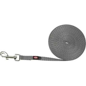 TRIXIE HONDENRIEM SLEEPLIJN EXTRA LICHT VOOR KLEINE HOND GRAFIET GRIJS 5 MTRX1 CM