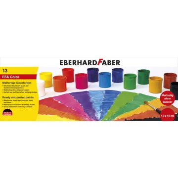 Eberhard Faber EF-575613 Verfset 13 Potjes Kant En Klaar