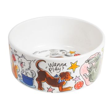 BLOND AMSTERDAM VOERBAK DOG LOVE 15,5 CM