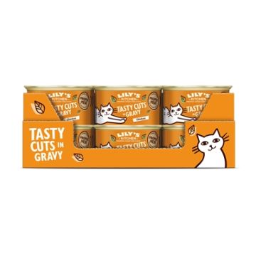 LILY'S KITCHEN SIMPLY CHICKEN TASTY CUTS IN GRAVY 24X85 GR