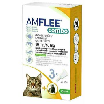 KRKA AMFLEE COMBO SPOT ON KAT / FRET 50 MG 3 PIP