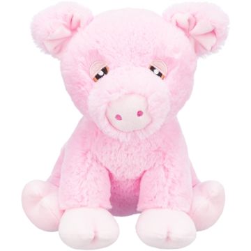 TRIXIE BE ECO VARKENTJE EDISON PLUCHE GERECYCLED ROZE 24 CM