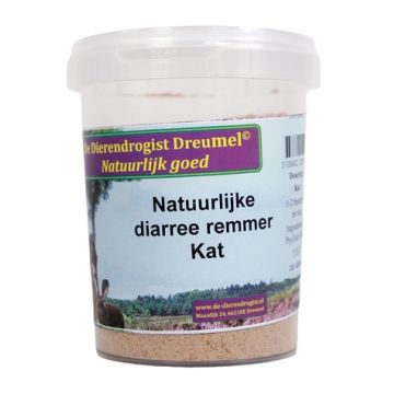 DIERENDROGIST NATUURLIJKE DIARREE REMMER KAT 200 GR