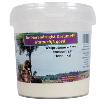 DIERENDROGIST WEIPROTEINE CONCENTRAAT HOND / KAT 400 GR