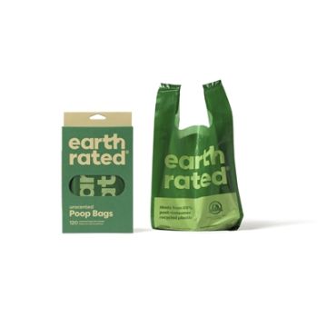 EARTH RATED POEPZAKJES MET HANDVATEN GEURLOOS 120 ST
