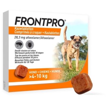 FRONTLINE FRONTPRO KAUWTABLETTEN M 3 TBL