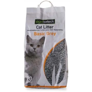 AGRISELECT BASIC GREY KATTENBAKVULLING 20 LTR