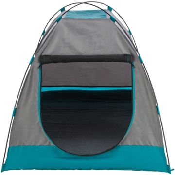 TRIXIE TENT VOOR HONDEN DONKERGRIJS / PETROL 80X65X63 CM