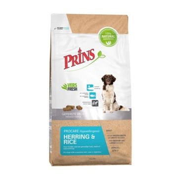 PRINS PROCARE ADULT MEDIUM / LARGE HERRING / RICE HYPOALLERGENIC 12 KG