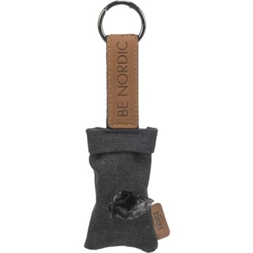 TRIXIE BE NORDIC HONDENPOEPZAKJES DISPENSER O-RING ZWART MET 20 ZAKJES
