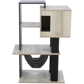 TRIXIE CITYSTYLE KRABPAAL GRIJS / ZWART 98 CM