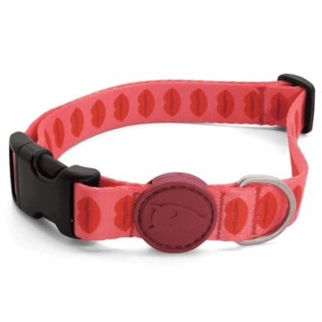 MORSO HALSBAND GERECYCLED LIPSTICK ROZE 30-42X1,5 CM