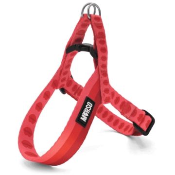 MORSO MINI HONDENTUIG VERSTELBAAR GERECYCLED LIPSTICK ROZE 32-41X2,5 CM