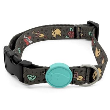 MORSO HALSBAND HOND GERECYCLED INK TANK GROEN 37-58X2,5 CM