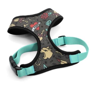 MORSO HONDENTUIG BODY MESH GERECYCLED INK TANK GROEN 26-30 CM