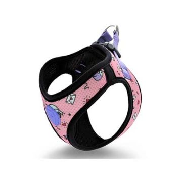 MORSO HONDENTUIG BODY MESH GERECYCLED SWEET TWEET ROZE 40-45 CM