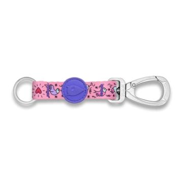 MORSO KEY CORD SLEUTELHANGER GERECYCLED SWEET TWEET ROZE M