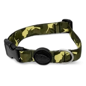 MORSO HALSBAND HOND GERECYCLED FULL METAL DOG BRUIN 30-42X1,5 CM