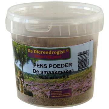DIERENDROGIST GEMALEN PENSPOEDER 400 GR
