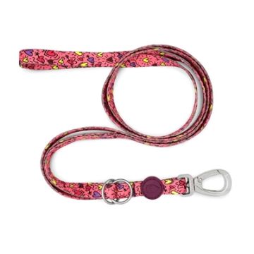 MORSO HONDENRIEM VERSTELBAAR GERECYCLED PINK THINK ROZE 75-230X1,5 CM 4-20 KG