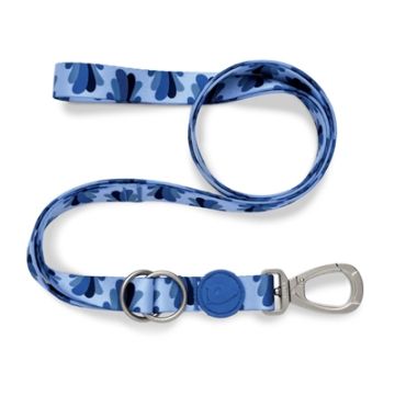 MORSO HONDENRIEM VERSTELBAAR GERECYCLED SPLASH BLAUW 75-230X1,5 CM 4-20 KG