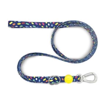 MORSO HONDENRIEM VERSTELBAAR GERECYCLED COLOR INVADERS PAARS 75-230X1,5 CM 1-4 KG