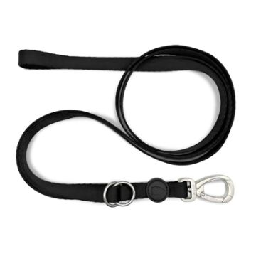 MORSO HONDENRIEM VERSTELBAAR GERECYCLED PURENESS ZWART 75-230X1,5 CM 4-20 KG