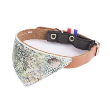 MARTIN HALSBAND KAT MALIBU GROEN / BRUIN 30X1 CM