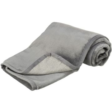 TRIXIE HONDENDEKEN LEVY PLUCHE GRIJS 100X70 CM