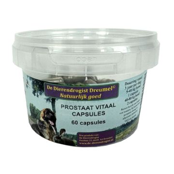 DIERENDROGIST PROSTAAT VITAAL CAPSULES 60 ST
