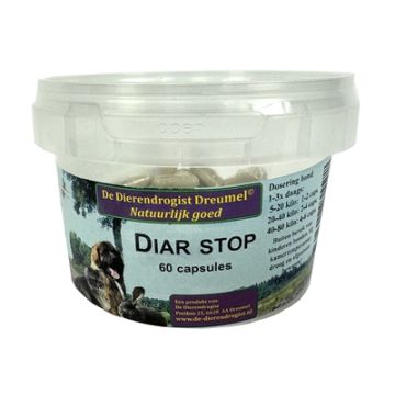 DIERENDROGIST DIAR STOP CAPSULES 60 ST